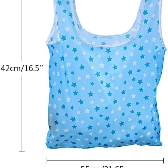 Foldable Reusable Grocery Shopping Tote Bags, 6 Pack Eco-friendly Travel… - Picture 2 of 7